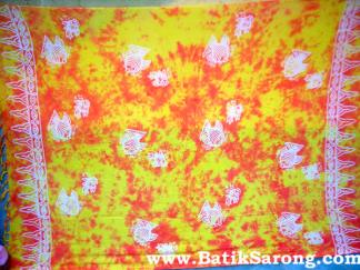 Monocolor sarongs from Indonesia