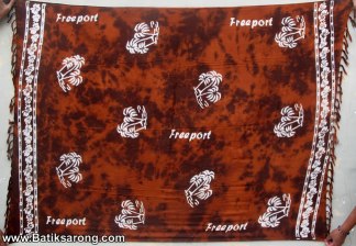 Monocolor sarongs from Indonesia