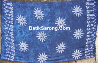 Monocolor sarongs from Indonesia