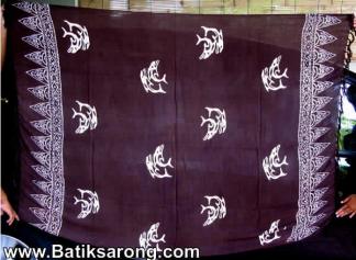 Monocolor sarongs from Indonesia