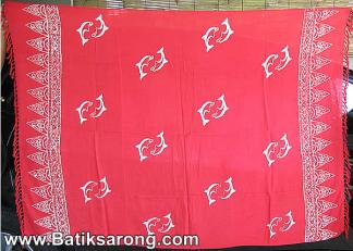 Monocolor sarongs from Indonesia