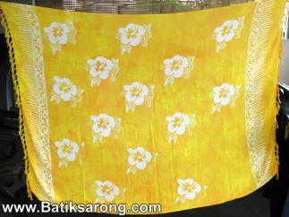 Monocolor sarongs from Indonesia