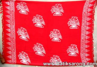 Monocolor sarongs from Indonesia