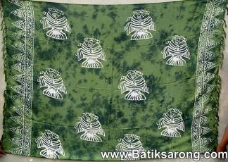 Monocolor sarongs from Indonesia