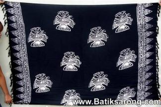 Monocolor sarongs from Indonesia