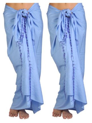 Plain Solid Color Pareo Sarongs Indonesia