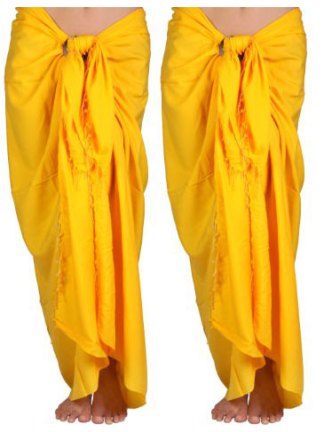 Plain Solid Color Pareo Sarongs Indonesia