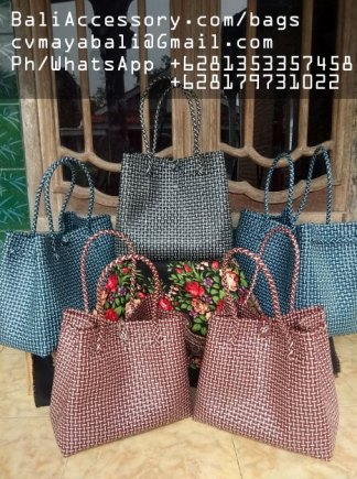 PBAGFN24 Recycled Plastic Shopping Bags from Indonesia