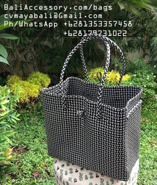 PBAGJL9 Recycled Plastic Shopping Bags from Indonesia