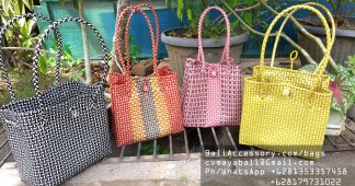 PBAGLSTY3 Recycled Plastic Shopping Bags from Indonesia