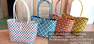 PBAGMFN68 Recycled Plastic Shopping Bags from Indonesia