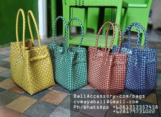 PBAGYL22 Recycled Plastic Shopping Bags from Indonesia