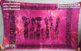 Print Tie Dye Sarongs Bali SS178
