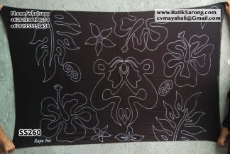 Hand Painting Sarongs Bali Indonesia SS260