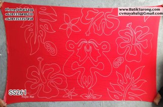 Hand Painting Sarongs Bali Indonesia SS261