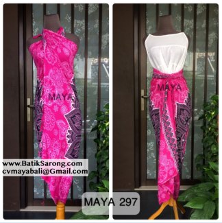 SS 297 Printed Sarongs Bali Indonesia
