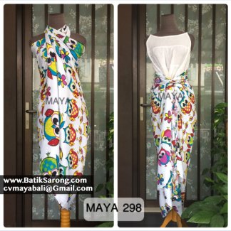 SS 298 Printed Sarongs Bali Indonesia