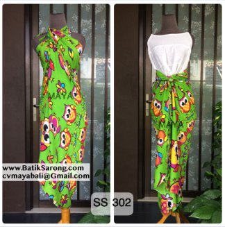 SS 302 Printed Sarongs Bali Indonesia