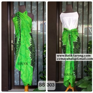 SS 303 Printed Sarongs Bali Indonesia