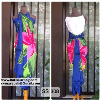 Hand Painting Sarongs Bali Indonesia SS308