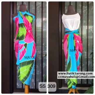 Hand Painting Sarongs Bali Indonesia SS309