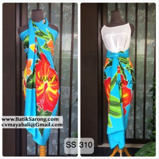 Hand Painting Sarongs Bali Indonesia SS310