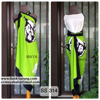 Hand Painting Sarongs Bali Indonesia SS314