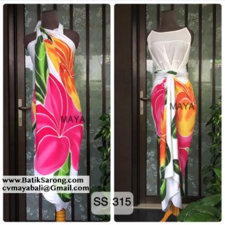 Hand Painting Sarongs Bali Indonesia SS315