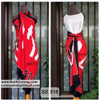 Hand Painting Sarongs Bali Indonesia SS316