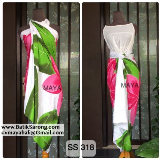 Hand Painting Sarongs Bali Indonesia SS318