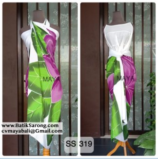 Hand Painting Sarongs Bali Indonesia SS319