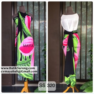 Hand Painting Sarongs Bali Indonesia SS320