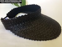 Handwoven Pandanus Leaf Women Sun Visor Hats from Bali Indonesia